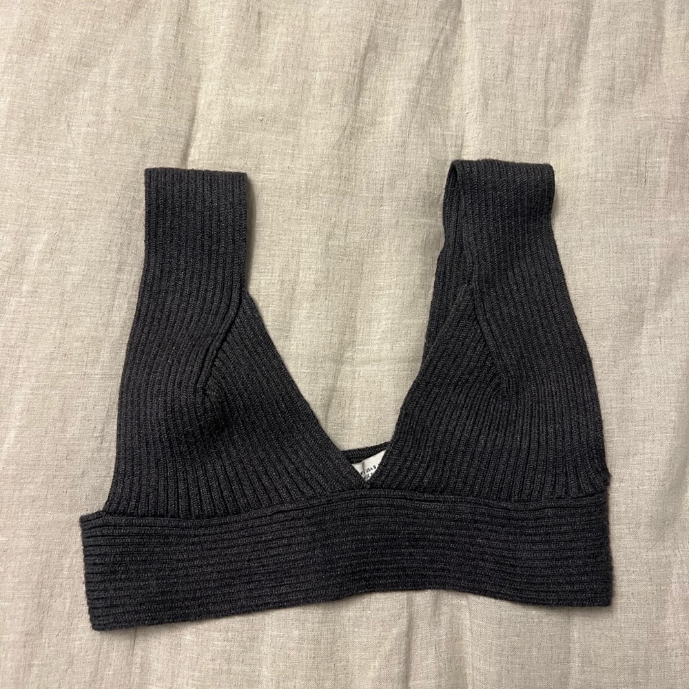 Zara knit bra top